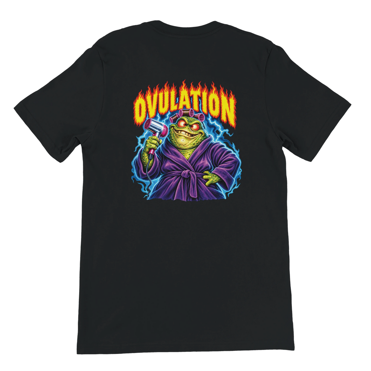 T-shirt « Ovulation » noir, dos