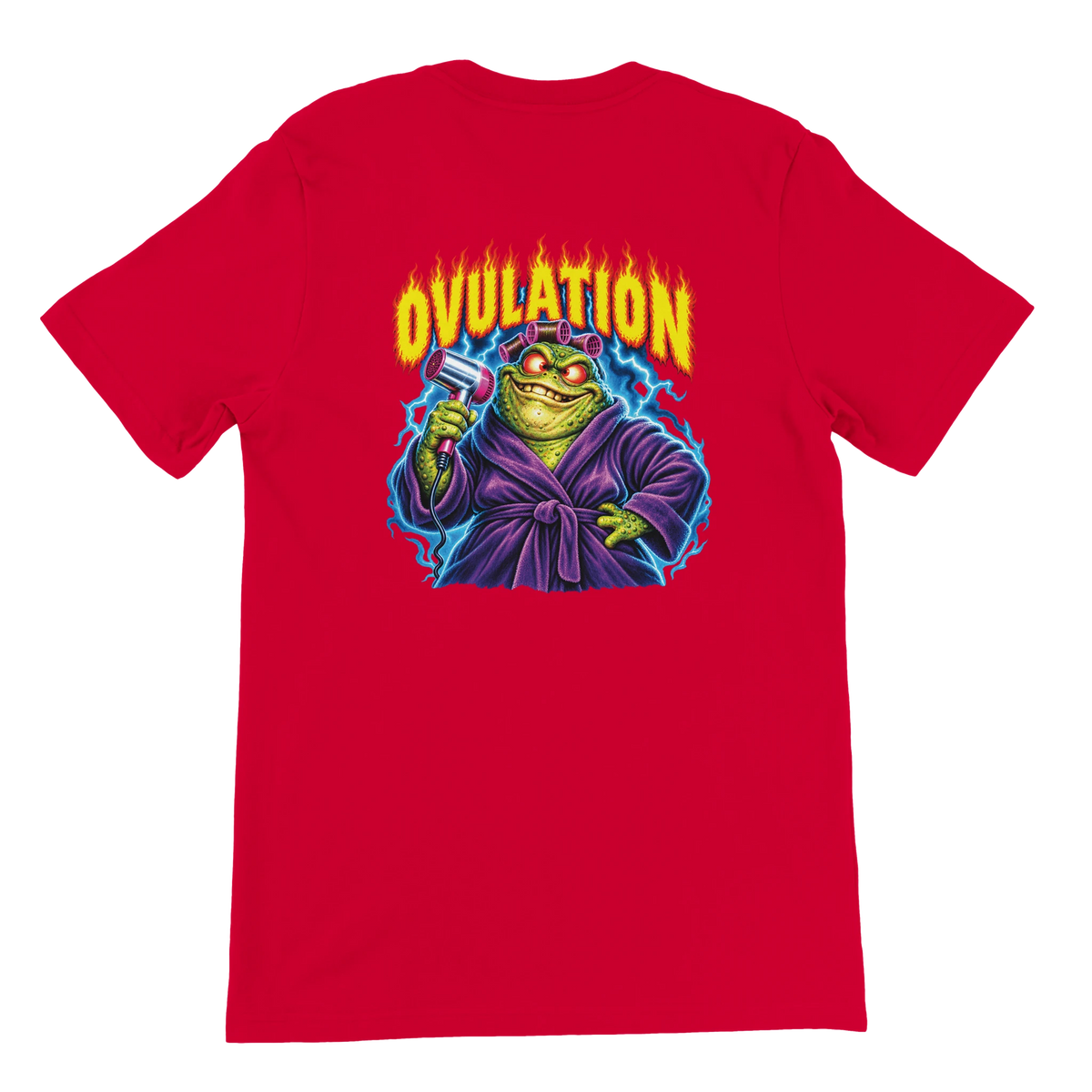 T-shirt « Ovulation » rouge, dos