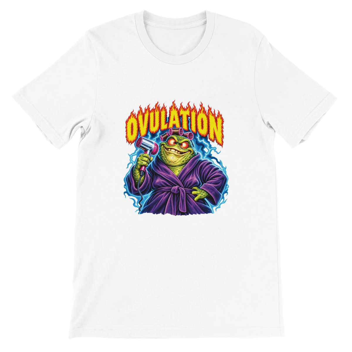 T-shirt « Ovulation » blanc, devant