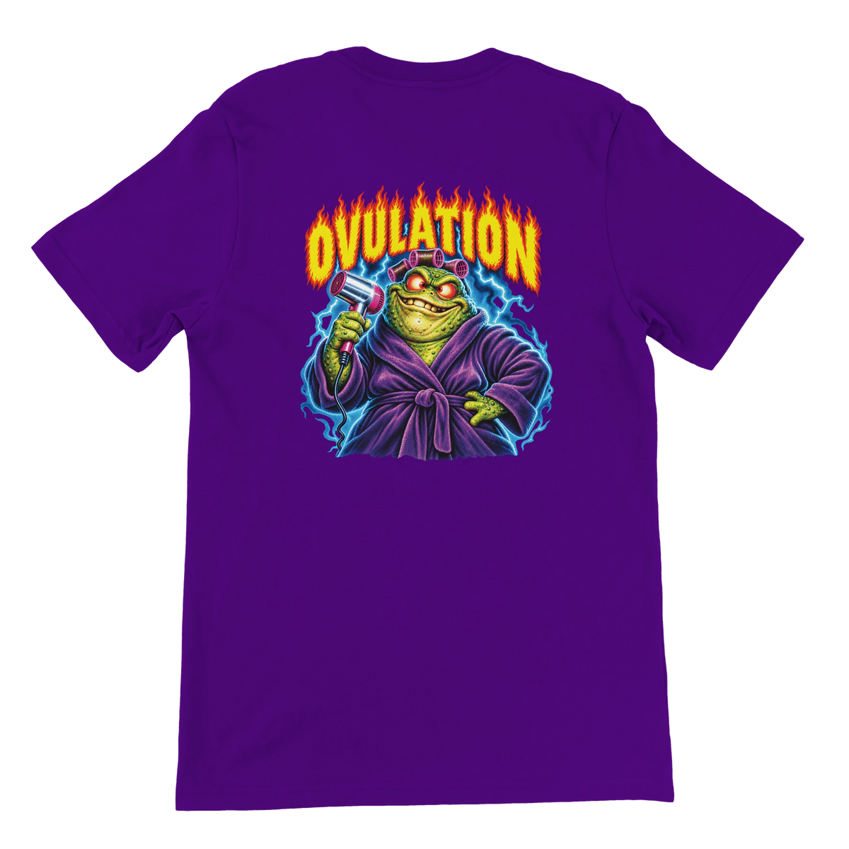 T-shirt « Ovulation » violet, dos